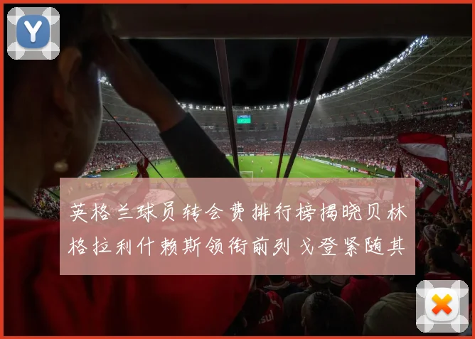 英格兰球员转会费排行榜揭晓贝林格拉利什赖斯领衔前列戈登紧随其后